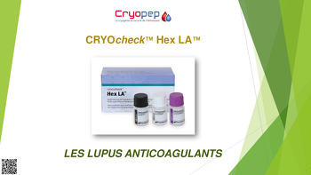 Présentation CRYOcheck Hex LA CRYOPEP