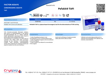 Product sheet Pefakit® TAFI