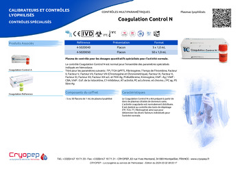 Fiche produit Coagulation Control N