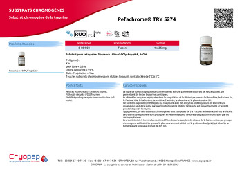 Fiche produit Pefachrome® TRY 5274