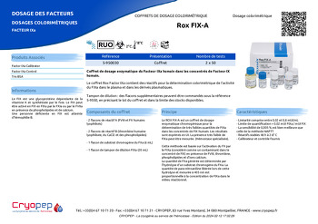 Fiche produit Rox FIX-A