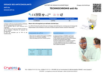 Fiche produit TECHNOCHROM® anti-Xa