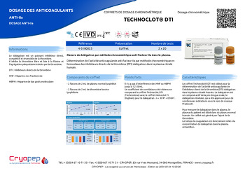 Fiche produit TECHNOCLOT® DTI