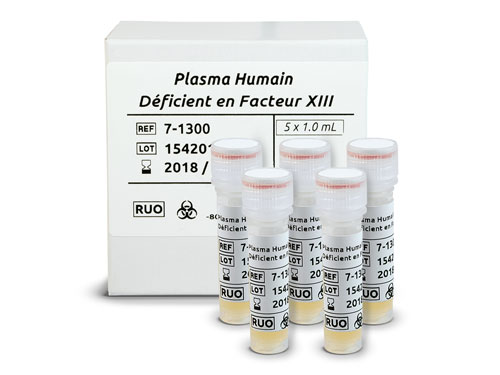 Plasma Humain Déficient congénital en Facteur XIII